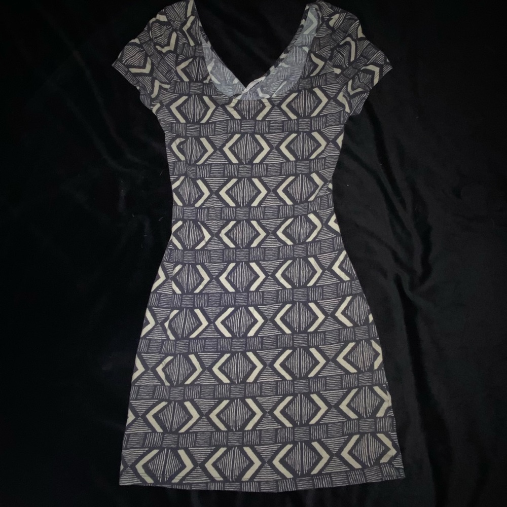 Cross back dress